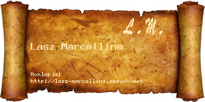 Lasz Marcellina névjegykártya